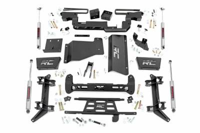 Rough Country Suspension Systems - Rough Country 6" Suspension Lift Kit, 88-00 GM K2500/K3500 Truck/SUV 4WD; 16130