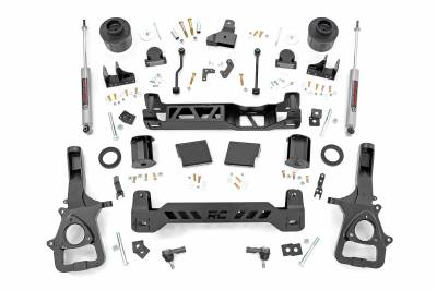 Rough Country Suspension Systems - Rough Country 6" Suspension Lift Kit, for 19-24 Ram 1500 RWD; 31730
