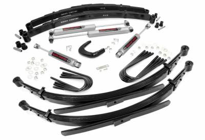 Rough Country Suspension Systems - Rough Country 4" Suspension Lift Kit, 77-87 GM 2500 Truck/SUV 4WD; 25030