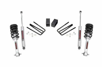 Rough Country Suspension Systems - Rough Country 3.5" Suspension Lift Kit, 07-13 Silverado/Sierra 1500 RWD; 268.23
