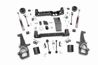 Rough Country Suspension Systems - Rough Country 4" Suspension Lift Kit, for 12-18 Ram 1500/CLASSIC 4WD; 33331