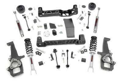 Rough Country Suspension Systems - Rough Country 4" Suspension Lift Kit, for 12-18 Ram 1500/CLASSIC 4WD; 33332