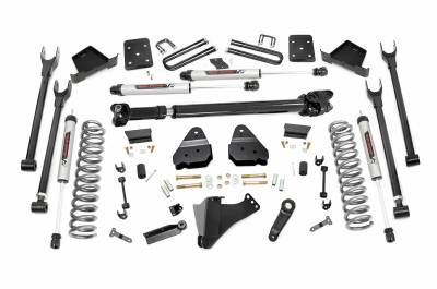 Rough Country Suspension Systems - Rough Country 6" 4-Link Lift Kit, 17-22 F250/F350 Super Duty Dsl 4WD; 52671