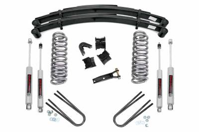 Rough Country Suspension Systems - Rough Country 4" Suspension Lift Kit, 78-79 Ford Bronco 4WD; 535.20