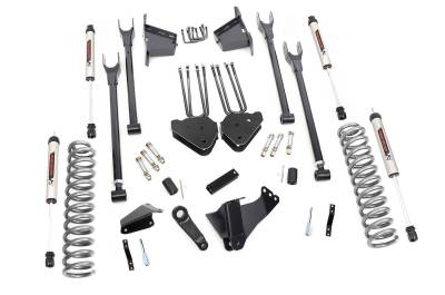 Rough Country Suspension Systems - Rough Country 8" 4-Link Lift Kit, 05-07 F250/F350 Super Duty Dsl 4WD; 59170