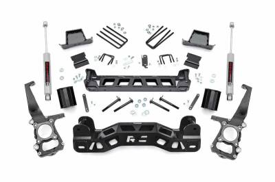 Rough Country Suspension Systems - Rough Country 6" Suspension Lift Kit, 11-14 Ford F-150 RWD; 57330