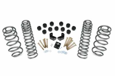 Rough Country Suspension Systems - Rough Country 3.75" Suspension Lift Kit, for 97-06 Wrangler TJ 4.0L 4WD; 647
