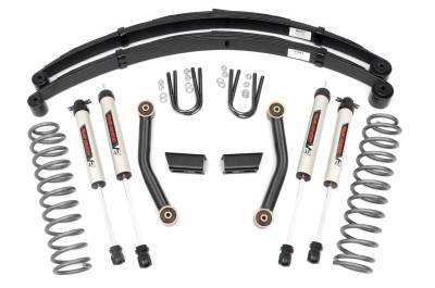 Rough Country Suspension Systems - Rough Country 3" Suspension Lift Kit, for 84-01 Cherokee XJ; 630X70