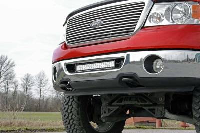 Rough Country Suspension Systems - Rough Country 20" LED Light Bar Bumper Mounts, 06-08 ford F-150; 70527