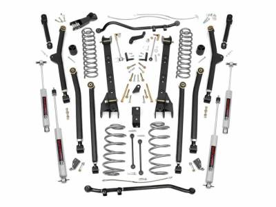 Rough Country Suspension Systems - Rough Country 6" Suspension Lift Kit, for 04-06 Wrangler LJ 4WD; 63122