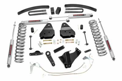 Rough Country Suspension Systems - Rough Country 6" Suspension Lift Kit, 08-10 F250/F350 Super Duty Gas 4WD; 597.20