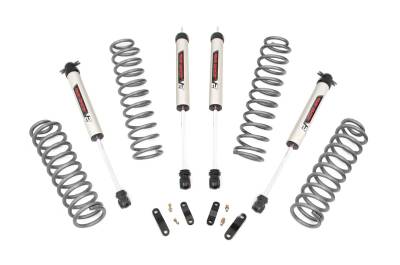 Rough Country Suspension Systems - Rough Country 2.5" Suspension Lift Kit, for 07-18 Wrangler JK 2dr 4WD; 67870