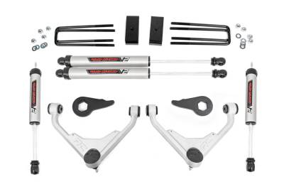 Rough Country Suspension Systems - Rough Country 3" Suspension Lift Kit, 01-10 Silverado/Sierra HD; 859870