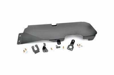 Rough Country Suspension Systems - Rough Country Gas Tank Skid Plate-Black, for Wrangler JK 2dr; 794