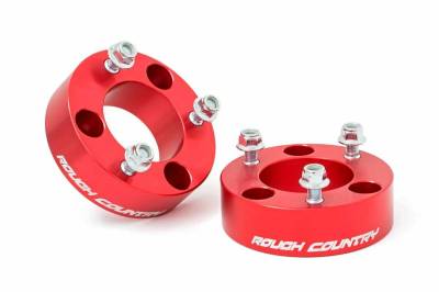 Rough Country Suspension Systems - Rough Country 2.5" Suspension Leveling Kit, for 05-24 Nissan Frontier; 865RED
