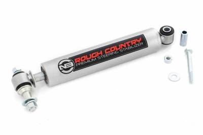 Rough Country Suspension Systems - Rough Country N3 Single Steering Stabilizer 0-6" Lift, for GM/Jeep; 8731730