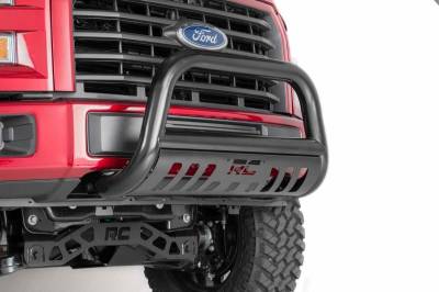 Rough Country Suspension Systems - Rough Country Front Bumper Bull Bar-Black, 04-24 Ford F-150; B-F2041