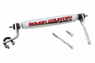 Rough Country Suspension Systems - Rough Country N3 Single Steering Stabilizer 0-4" Lift, 82-01 GM S-Series; 87400