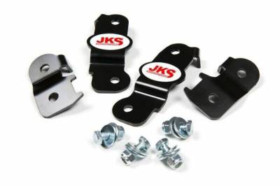 JKS - JKS Suspension Front & Rear Brake Line Relocation Brackets-Black; JKS2290