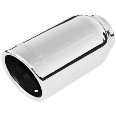 Flowmaster - Flowmaster 15360 Exhaust Pipe Tip Rolled Angle Polished Stainless Steel