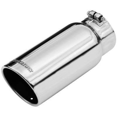 Flowmaster - Flowmaster 15368 Exhaust Pipe Tip Rolled Angle Polished Stainless Steel