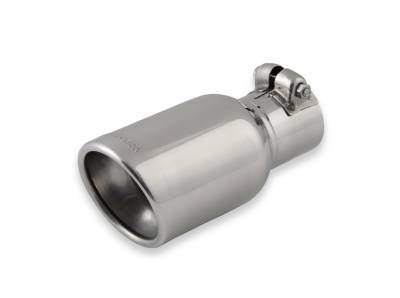 Flowmaster - Flowmaster 15364 Exhaust Pipe Tip Rolled Angle Polished Stainless Steel