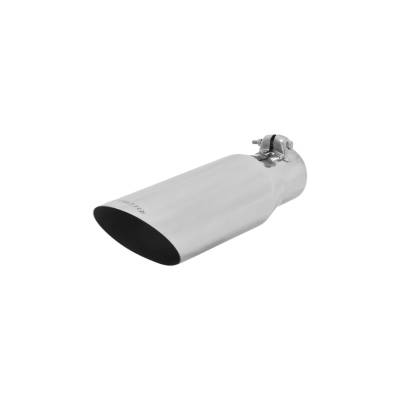 Flowmaster - Flowmaster 15374 Exhaust Pipe Tip Angle Cut Polished Stainless Steel