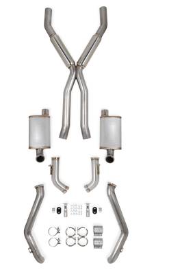 Hooker - Hooker Headers 705013157RHKR Blackheart Cat-Back Exhaust System Fits Camaro