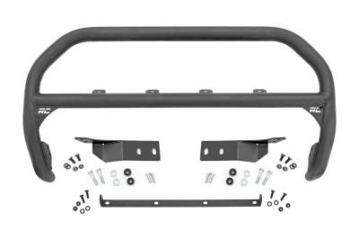 Rough Country Suspension Systems - Rough Country Front Bumper Nudge Bar-Black, for Toyota Tundra; 75001