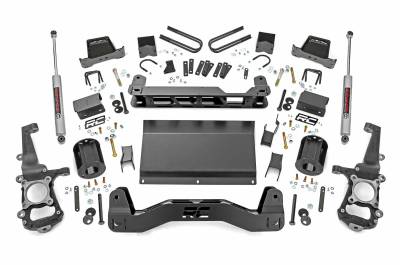 Rough Country Suspension Systems - Rough Country 6" Suspension Lift Kit, 21-24 Ford F-150 4WD; 58730