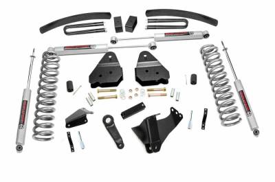 Rough Country Suspension Systems - Rough Country 6" Suspension Lift Kit, 05-07 F250/F350 Super Duty Gas 4WD; 596.20