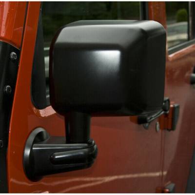 Rugged Ridge - Rugged Ridge 11002.13 Door Mirror Black Left Side for WRANGLER JK;