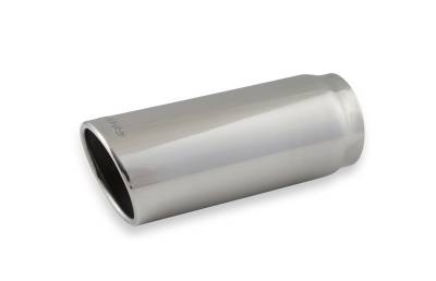 Flowmaster - Flowmaster 15366 Exhaust Pipe Tip Rolled Angle Polished Stainless Steel
