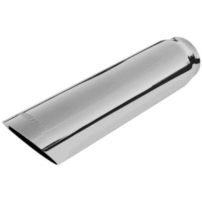Flowmaster - Flowmaster 15362 Exhaust Pipe Tip Angle Cut Polished Stainless Steel