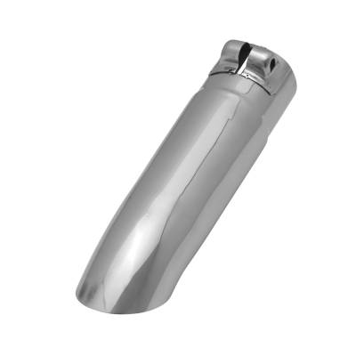 Flowmaster - Flowmaster 15380 Exhaust Pipe Tip Turn Down Polished Stainless Steel