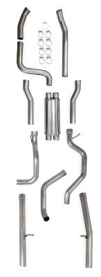 Hooker - Hooker Headers 705014155RHKR Blackheart Header-Back Exhaust System