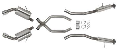 Hooker - Hooker Headers 70505306-RHKR Blackheart Cat-Back Exhaust System