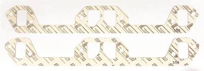 Mr Gasket - Mr. Gasket 353 Exhaust Gasket Set Port Dimensions W-1 in. x H-1.64 in.