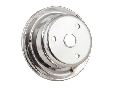 Mr Gasket - Mr. Gasket 4976 Chrome Plated Steel Crankshaft Pulley