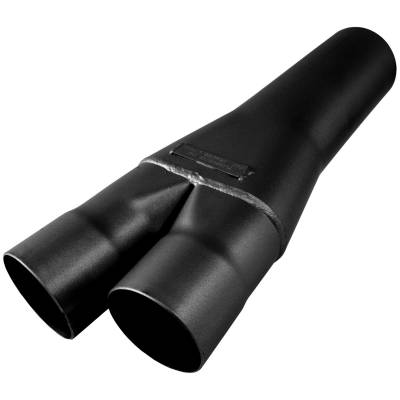 Flowmaster - Flowmaster Y214300 Scavenger Exhaust YCollector, 2.25" In/ 3.0" Out; Aluminized