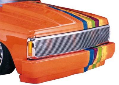 T-Rex Grilles - T-Rex Horizontal Bar Billet Aluminum Phantom Grille Insert-Polished; 20220