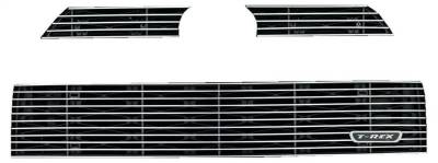 T-Rex Grilles - T-Rex Horizontal Bar Billet Aluminum Polished Grille Insert 21949