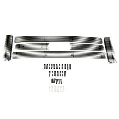T-Rex Grilles - T-Rex Horizontal Bar Billet Aluminum Polished Grille Insert 21561