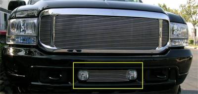 T-Rex Grilles - T-Rex 25567 Horizontal Bar Billet Aluminum Bumper Polished Grille Insert