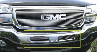 T-Rex Grilles - T-Rex 25201 Horizontal Bar Billet Aluminum Bumper Polished Grille Insert