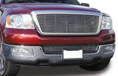 T-Rex Grilles - T-Rex Horizontal Bar Billet Aluminum Polished Grille Insert 21551