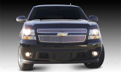 T-Rex Grilles - T-Rex Horizontal Bar Billet Aluminum Polished Grille Insert 21051