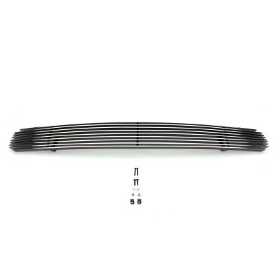 T-Rex Grilles - T-Rex Horizontal Bar Billet Aluminum Bumper Grille Insert-Polished; 25377