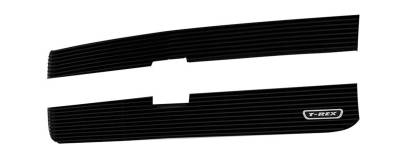T-Rex Grilles - T-Rex Horizontal Bar Billet Aluminum Black Grille Insert 21122B