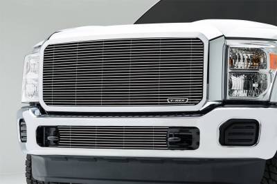 T-Rex Grilles - T-Rex Horizontal Bar Billet Aluminum Polished Grille Insert 20546